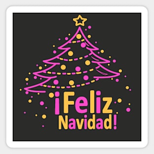 feliz navidad - christmas tree Magnet